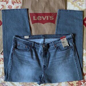 LEVI'S 501 Original Fit High-Rise Straight-Leg Women's Jeans (Size: 20W) NWT